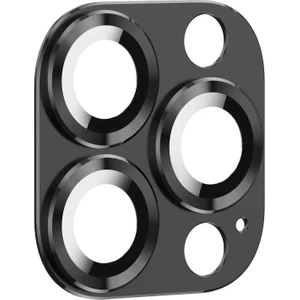 HTStore Apple iPhone 13 Pro Cl-03 Kamera Lens Koruyucu-Siyah