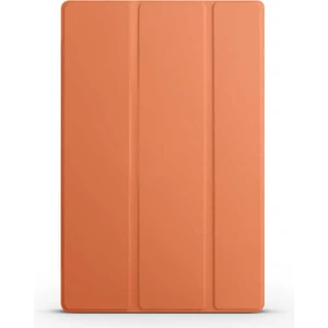 HTStore Samsung Galaxy Tab A8 10.5 SM-X200 (2021) Htstore Htstore Zore Smart Kapak Standlı 1-1 Kılıf-Turuncu