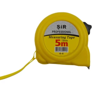 Profesyonel Şerit Metre Mezura 5 Metre 19 mm D5 Gkh