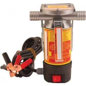 DÜZEY 12 VOLT 1'' HORTUM ÇIKIŞLI DIŞTAN ÇEKME MAZOT AKTARMA(SIVI TRANSFER) POMPASI(SU,SÜT,ZEYTİNYAĞ)