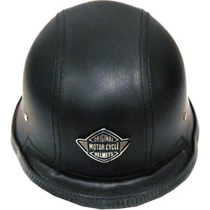 Deri Kask Chopper  (L Beden)