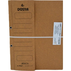 1. Kalite Yarım Kapak Kapsül Dosya Kraft 50 Li