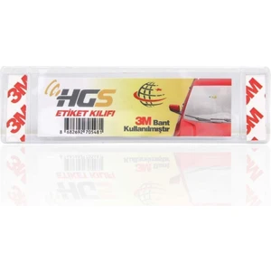 Hgs Etiket Kılıfı Etiket Kabı Pvc 3m Yapıştırıcılı 2022 Etiket Uyumlu 1ADET