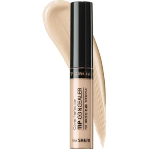 The Saem Uzun Süre Kalıcı Likit Kapatıcı Cover Perfection Tip Concealer - Middle Beige