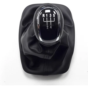 Skoda Fabia Mk1 2000-2008 Vites Kolu Topuzu Körüğü Siyah Krom 6Y0711113R