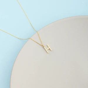 Miavi Silver 925 Ayar Gümüş H Harf Kolye