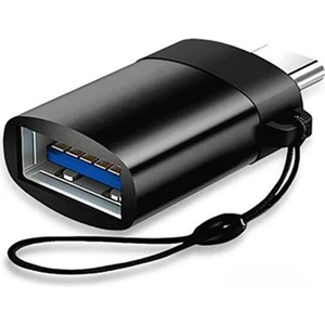 Ata Elektronik Type C USB 3.1 To USB 3.0 Şarj Data Çevirici Dönüştürücü Adaptör Metal - Siyah
