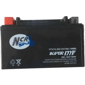 Scooter 125 - 150 Ncr Akü YTX7A-BS (12V7AH/100HR)