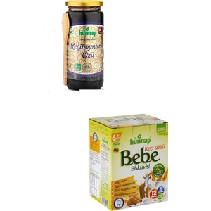 Hünnap Bebe Bisküvisi 400 gr + Hünnap Keçiboynuzu Özü 310 gr