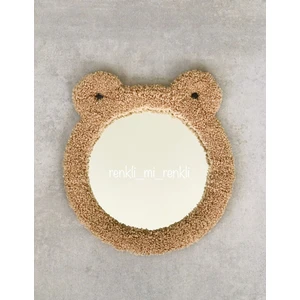 Renkli Mi Renkli Tasarım Dünyası Çocuk Odası Peluş Teddy - Ayıcık Ayna