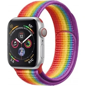 Apple Watch Seri 7 6 5 4 3 2 Se 38MM / 40MM / 41MM Uyumlu Spor Loop Dokuma Hasır Kordon