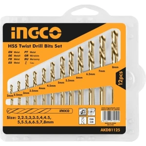 AKDB1125 Hss Matkap Ucu Seti 12 Pcs