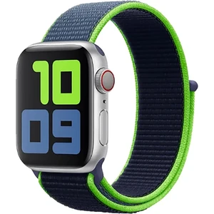 Apple Watch Seri 7 6 5 4 3 2 Se 38MM / 40MM / 41MM Uyumlu Spor Loop Dokuma Hasır Kordon