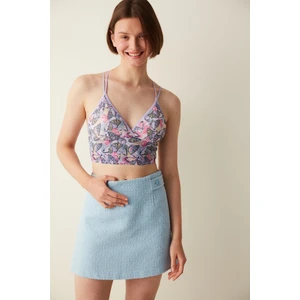Çok Renkli Desenli Balensiz Bralet