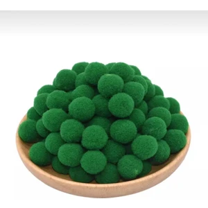 Yumuşak Keçe Peluş Ponpon 2cm 100 Adet