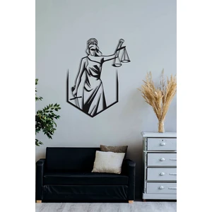 Adalet Terazisi Hukuk Ofisi Mdf Lazer Kesim Duvar Dekoru 40 x 60 cm