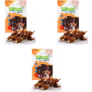 Tavuk Ördek ve Ciğer Sargılı Stick Köpek Ödülü 80 gr  x 3 Adet