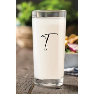 Çıkmayan Baskılı T Harfli Rakı Bardağı Kadehi