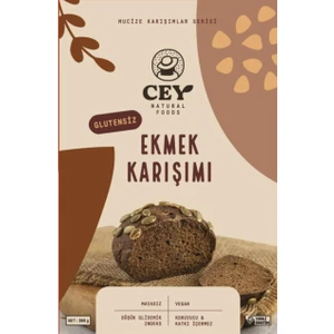 Cey Natural Foods Glutensiz Ekmek Karışımı 300 gr Düşük Glisemik İndeksli Vegan Karışım