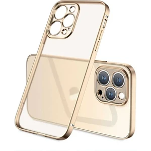 Iphone 13 Lazer Kenarlı Altın Kılıf