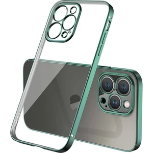 Iphone 13PRO Lazer Kenarlı Yeşil Kılıf