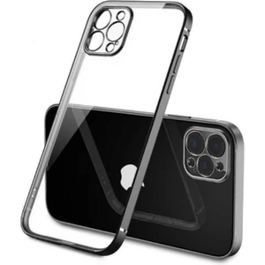 Iphone 13 Pro Lazer Kenarlı Siyah Kılıf