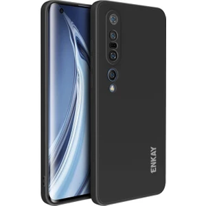 Xiaomi Mi 10 Pro 5g Enkay Sıvı Silikon Kılıf Siyah (Yurt Dışından)