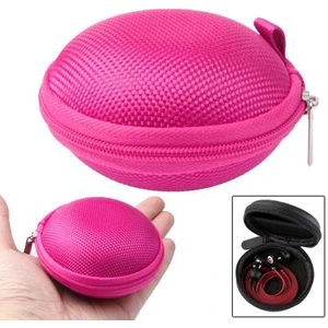 Kulaklık / Kulaklık Macenta Için Stil Taşıma Çantası Kutusu (Yurt Dışından)