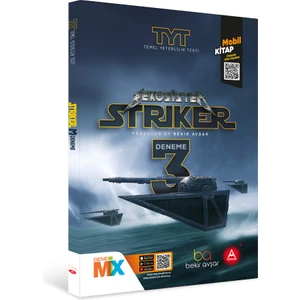 A Yayınları Striker TYT 3'lü Deneme Bekosistem (Ciltli)