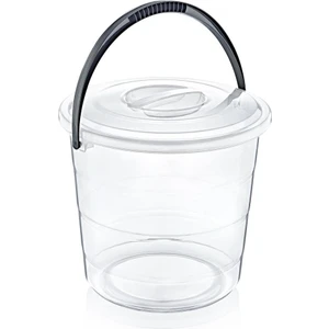 Kapaklı Kova 20 Litre Şeffaf