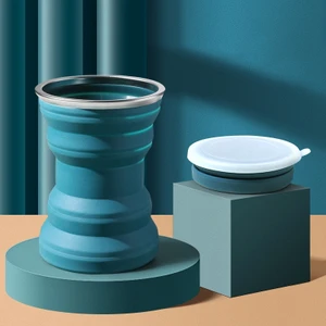 ML Açık Hava Trav Mini Katlanır Su Bardağı Mavi (Yurt Dışından)