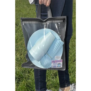 Çantalı Piknik Seti Mavi 30 Parça
