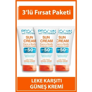 Procsın Güneş Kremi (50 ml * 3 Adet) Fırsat Paketi
