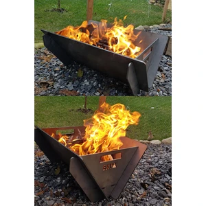 Kamp Ateş Kutusu Mangal Demonte