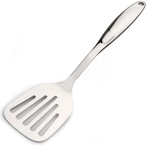Düz 15" Paslanmaz Çelik Oluklu Spatula