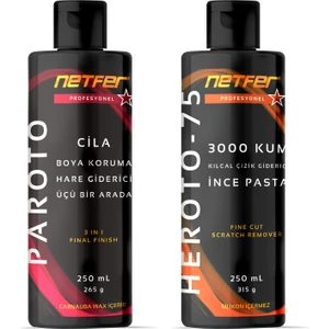 2'li İnce Pasta Cila Set - 2x250 mL