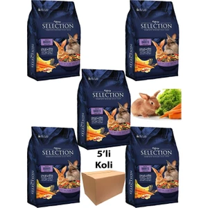 Myyem Selection Kuru Sebze , Meyveli Tavşan Yemi 750 gr x 5 Adet