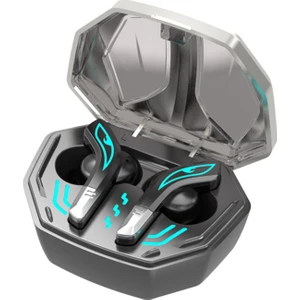 MD158 Taşınabilir Düşük Mini Stereo Bluetooth Uyumlu 5.2 Oyun Için Kulak Içi Kablosuz Kulaklık - Gümüş  (Yurt Dışından)