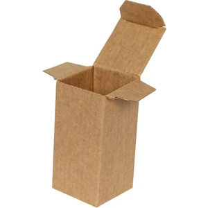 4x4x8 cm Tek Oluklu Kutu KRAFT 50 Adet
