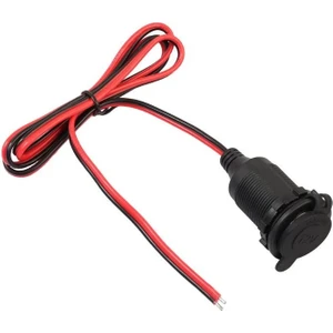 Kablolu Dişi Çakmak Soketi Vidalı Tip 12V-24V Dc Araba Oto Çakmak Soket