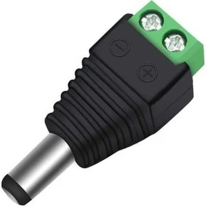 Emay Center 1 Adet - Klemens Girişli Erkek Dc Barrel Jack 5.5*2.5mm Power Plug Jak Adaptör Konnektör