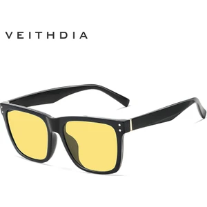 Veıthdıa Moda Klasik Güneş Gözlüğü Unisex - Fotokromik Polarize UV400 Lens (Yurt Dışından)