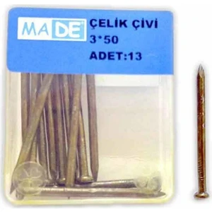 Asil Metal Made Çelik Çivi 3X50 ( 1 Kutu:13 Adet) St-48
