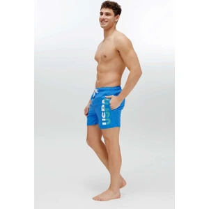 U.S. Polo Assn. Erkek Saks Mavi Orta Boy Deniz Şortu