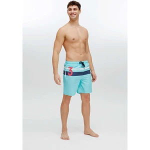 U.S. Polo Assn. Erkek Mint Uzun Deniz Şortu