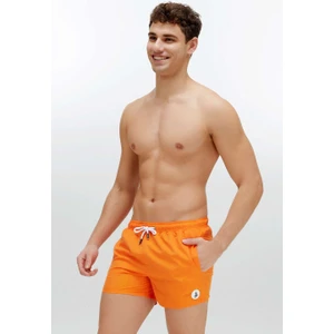 U.S. Polo Assn. Erkek Turuncu Orta Boy Deniz Şortu