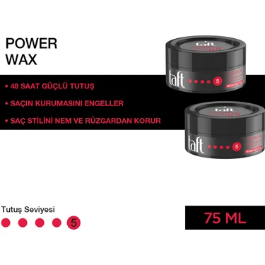 Taft Power Wax 75 Ml X 2