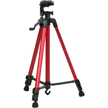 Indepman Taşınabilir Telefon Canlı Sfıe 3366 Tripod Stand Kırmızı (Yurt