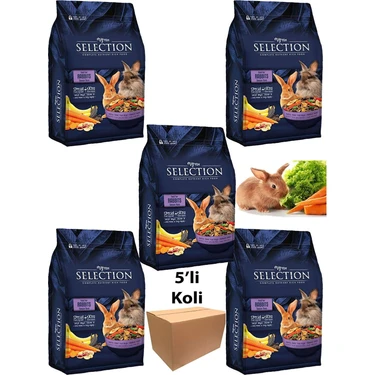 My Yem Myyem Selection Tavşan Yemi 750 gr x 5 Adet Dengeli Beslenme İçin Özel