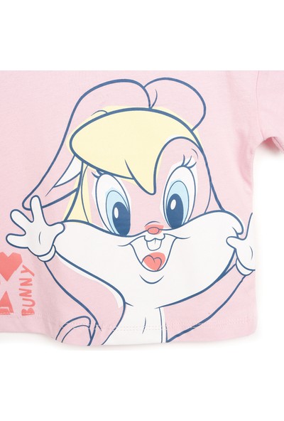 Looney Tunes Maceraya Devam Lola Bunny Kız Bebek Lisanslı Tshirt